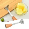 Potato Masher Ricer Crusher Hand Stainless Steel Presser Manual Metal Fruit Tool Vegetablekitchen Press Avocado Garlic Pumpkin 2