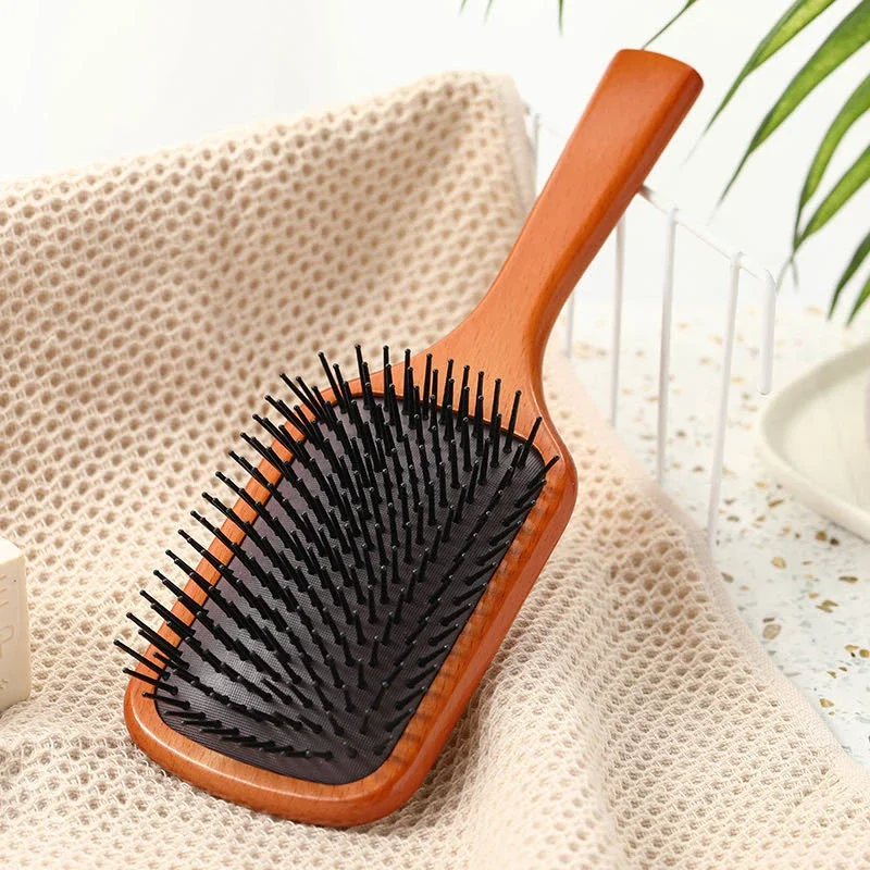 Massage Comb Gasbag AntiStatic Hair Air Cushion Wooden Hairbrush