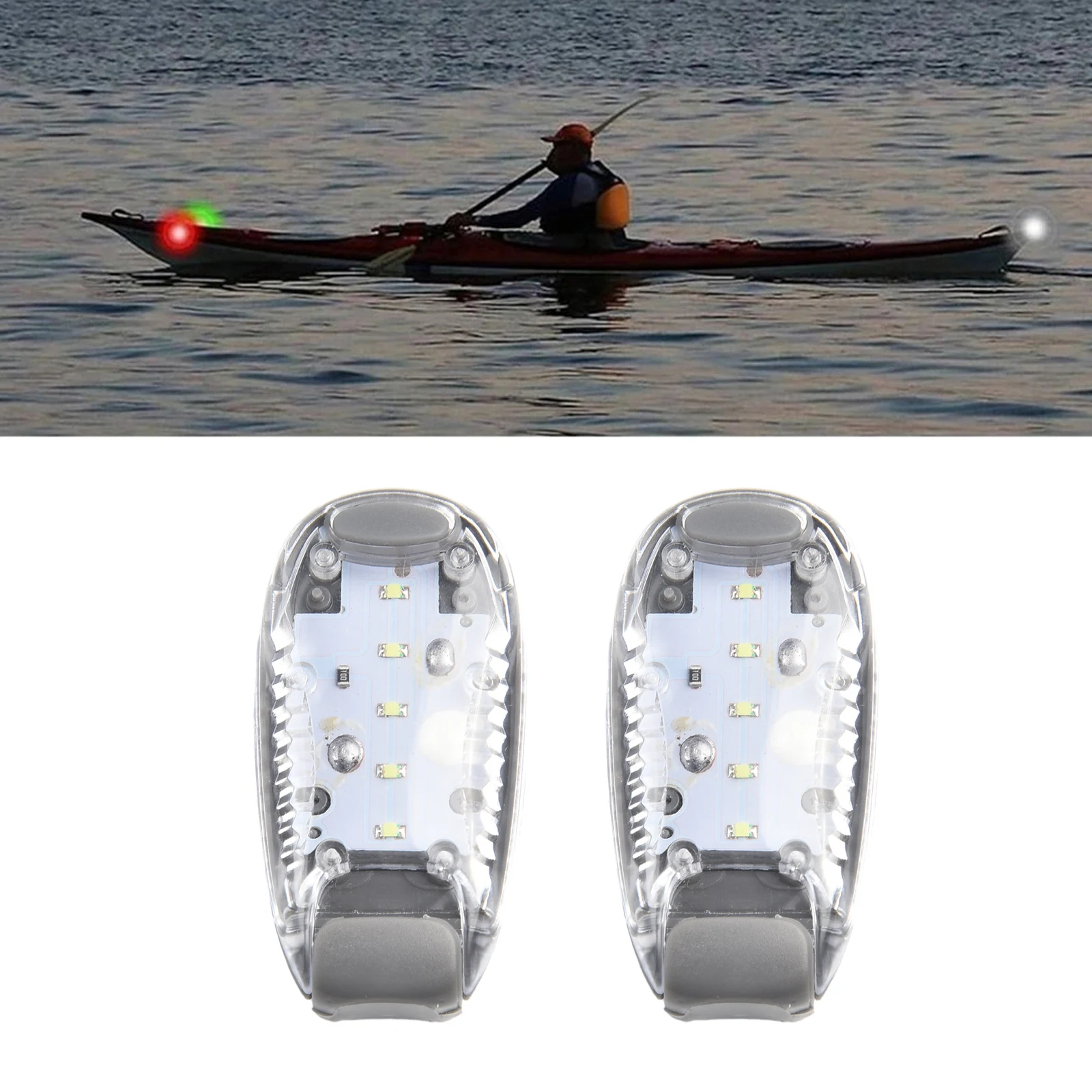 

Car Lights Lights Side Marker Signal Lamp Boat Navigation LED Lights LED Lights With Buckle Straps High Quality