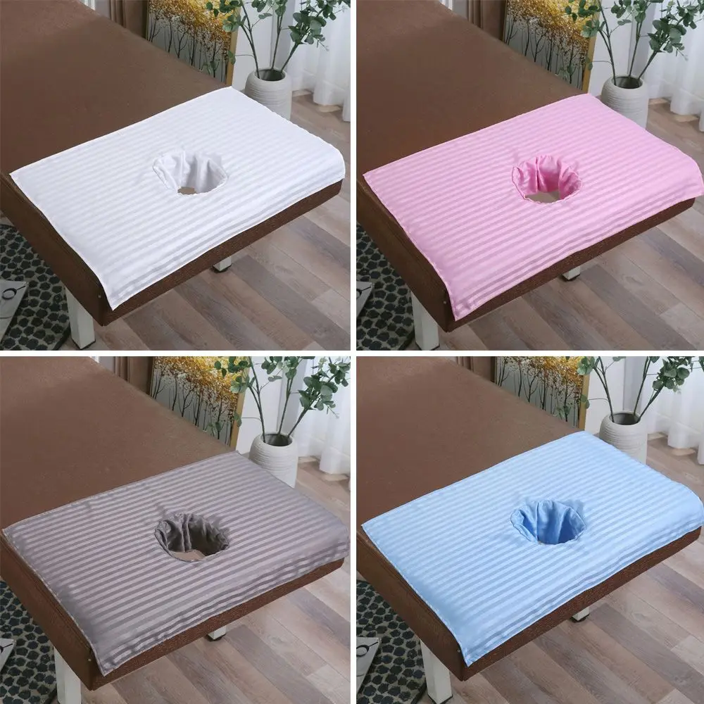 Soft Polyester with Hole Beauty for Salon SPA Massage Table Bed Cover Sheets beauty salon bed sheet
