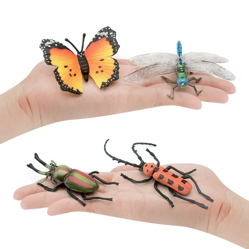 Artificial Insects Fridge Magnets Lifelike Butterflies Ants Longicorn Scutellarides Fridge Stickers Christmas Gifts for Children