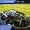Rc Easy Control Yk6101 Six Wheel Pickup Remote Control Car Model Car 1/10 Off Road Six Wheel Drive Climbing Car Birthday Gift 3