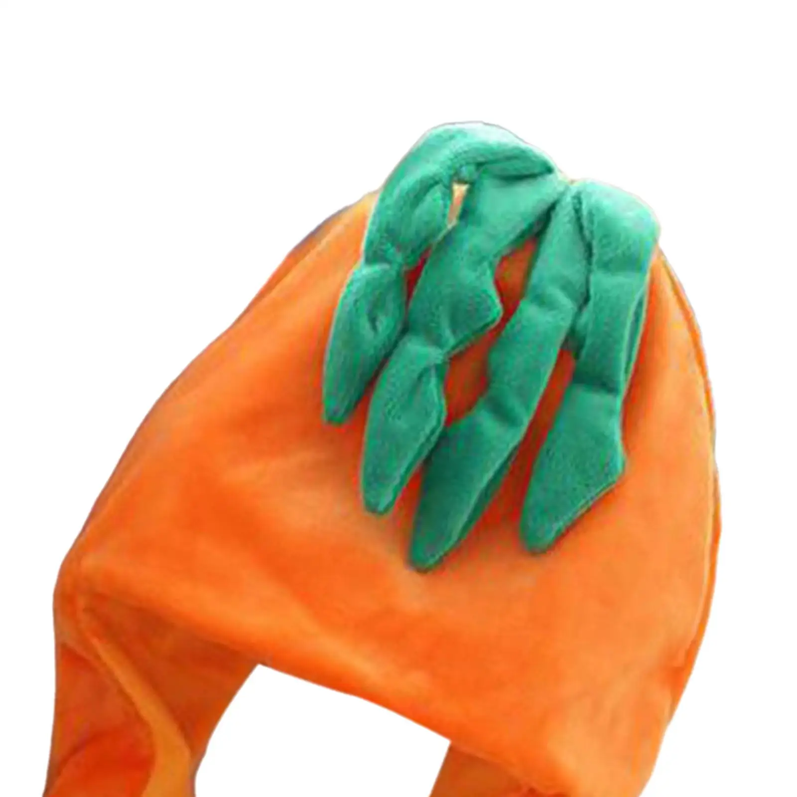 Carrot Plush Hat Stuffed Toy Headgear Headdress for Women Men Adults Kids