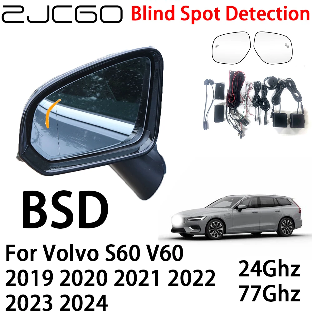 ZJCGO Car BSD Radar Warning System Blind Spot Detection Safety Driving Alert for Volvo S60 V60