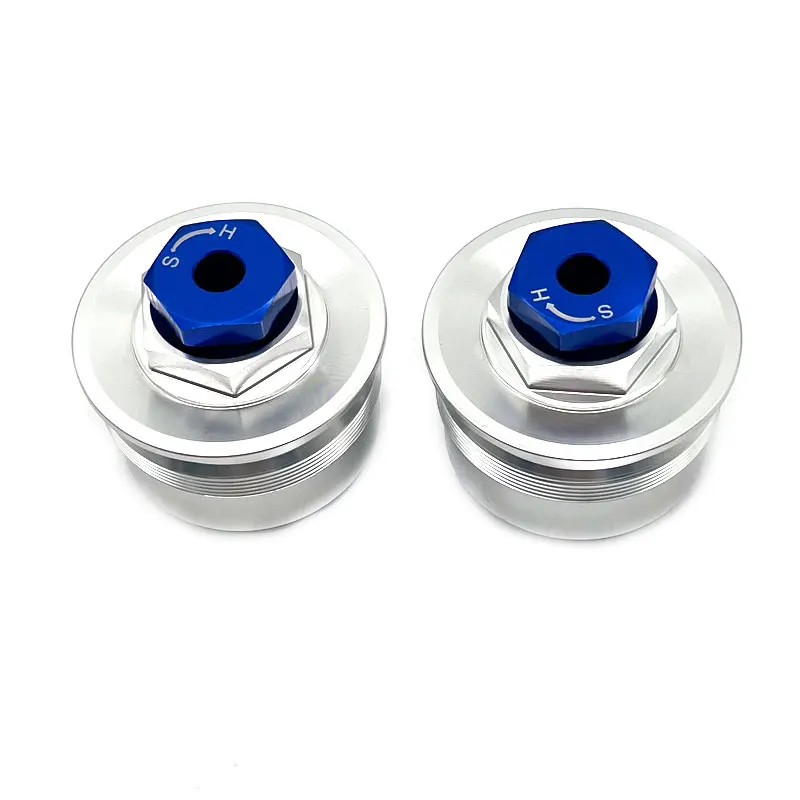 Adjustable Fork Bolts Preload Fork Caps Fit for Suzuki GSXR600 GSXR750 2006 2007 2008 2009 2010