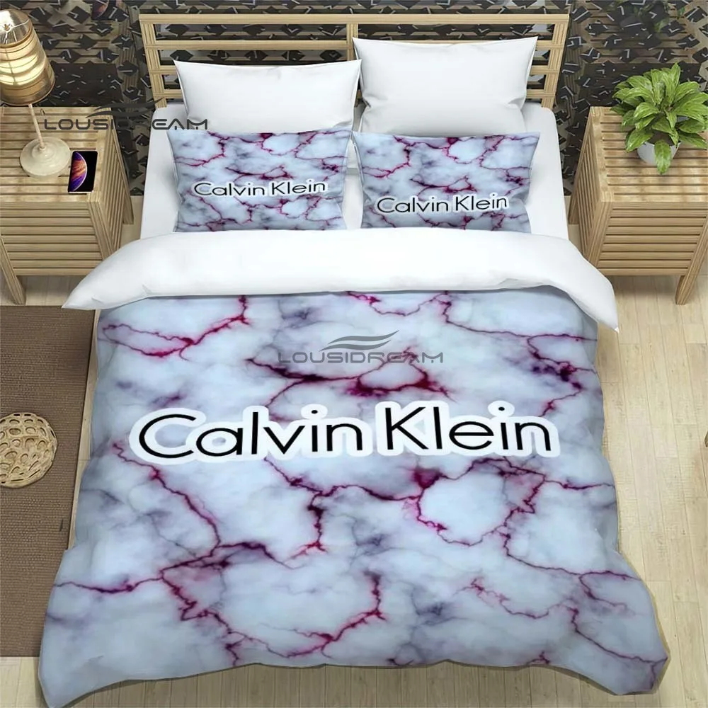 Fashion Calvin Kleins Bedding Set 3D Printing Home Decoration Boy Girl King Size Bedding Set Quilt Cover Pillowcas