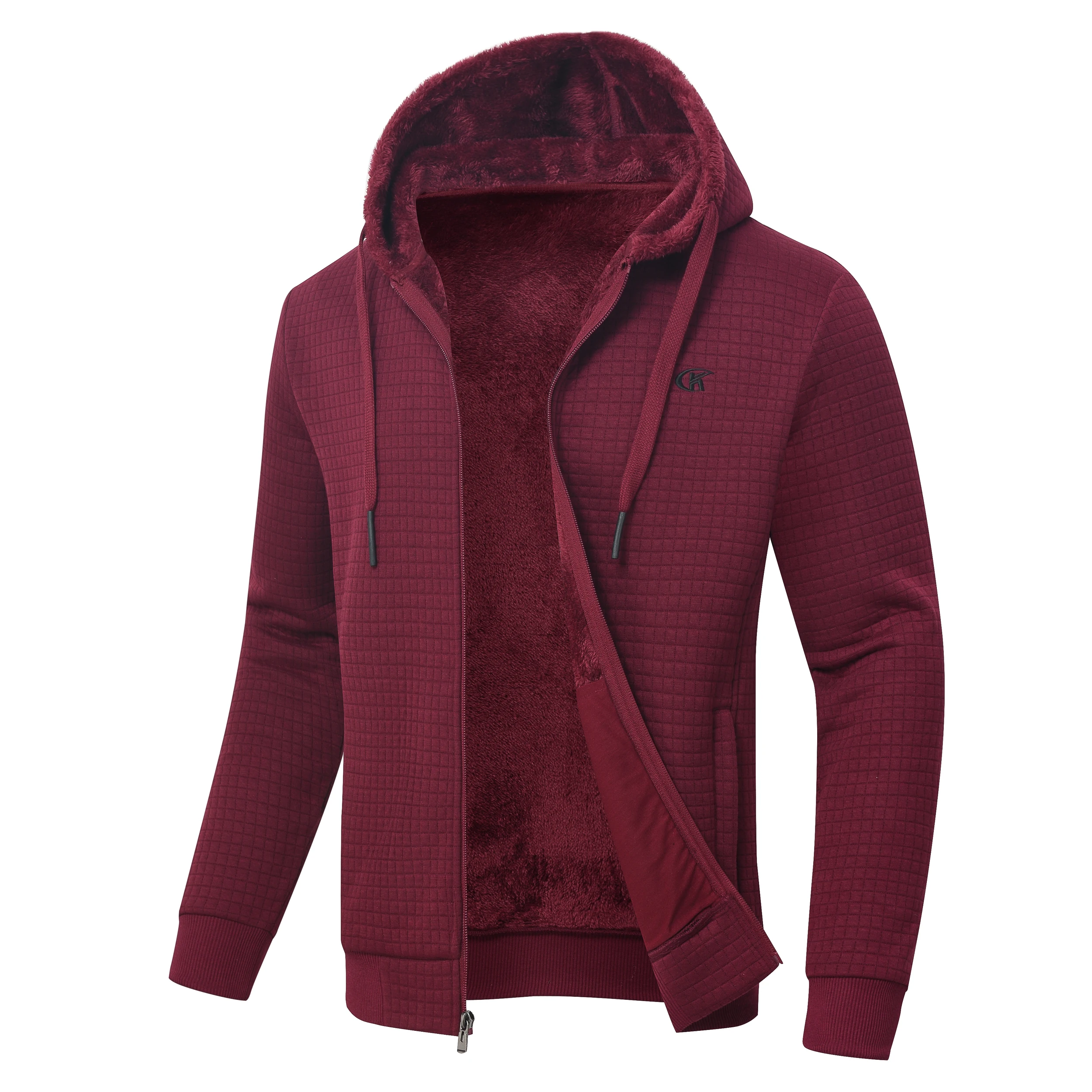 Herren Winter warme Jacken lässig Kapuze Plaid Shirts dicke Wind jacke Mantel Kapuze Mode Streetwear 5xl – Detail 29