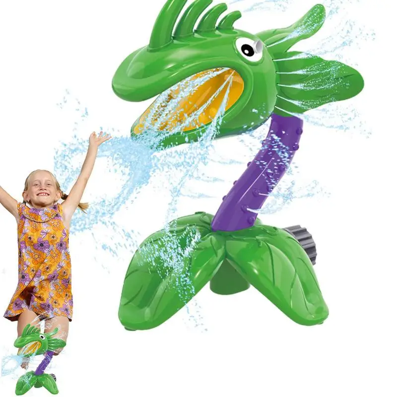 

Kids Sprinkler Rotating Turtle Cannibal Flower Kids Sprinkler Toy Outdoor Garden Pool Play Toy For Splashing Fun Summer Water