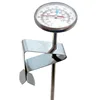Milk Frothing Thermometer Stainless Steel Temperature Monitor 0℃~100℃/40℉~220℉ for Coffee Milk Froth Chocolate Cappuccino Food 3