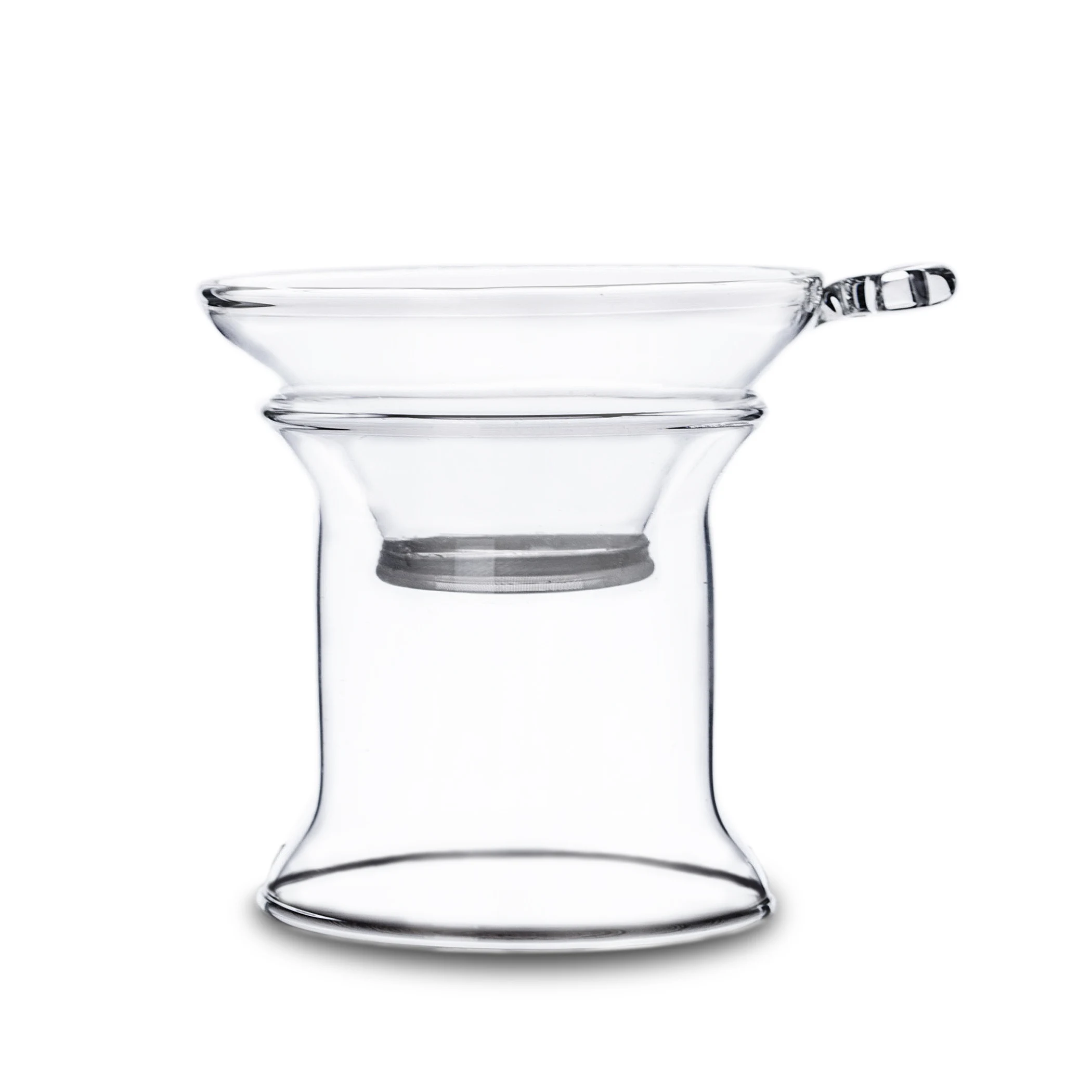 1x 9in1 Kung fu Coffee Tea Set-150ml Heat-Resisting Glass Gaiwan Pot+Strainer+Tea Pitcher Chahai + 6 Double Wall Layer Cups