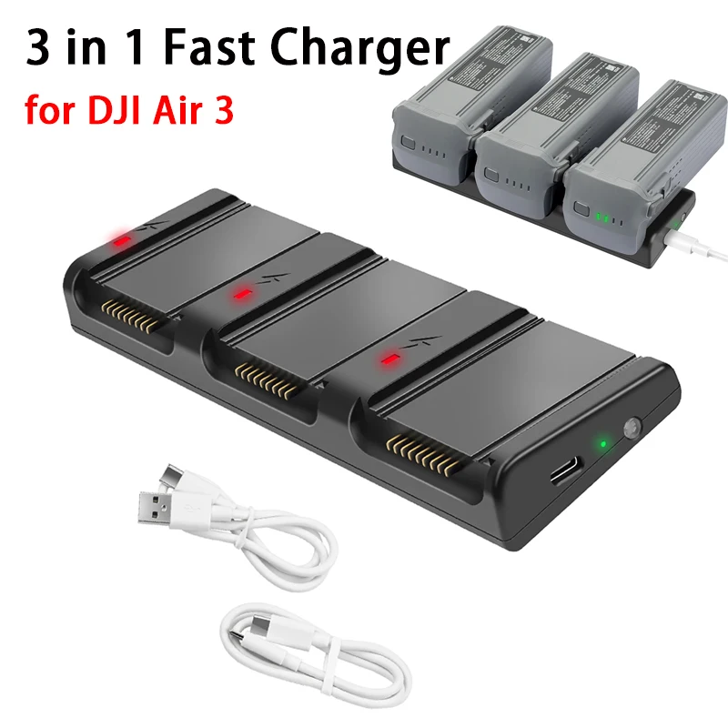 4 In 1 Two Way Charger For DJI Mini 3 Pro Battery Charging Hub Charge