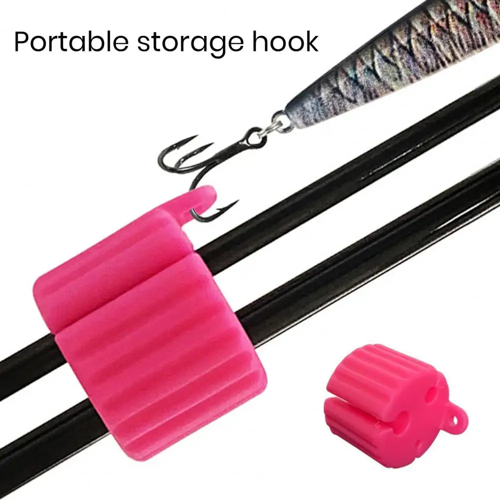 3/6/8MM Holes Fishing Rod Silicone Fixed Ball Fishing Rod Fixed Ball Reusable Pole Protector Clip Holder