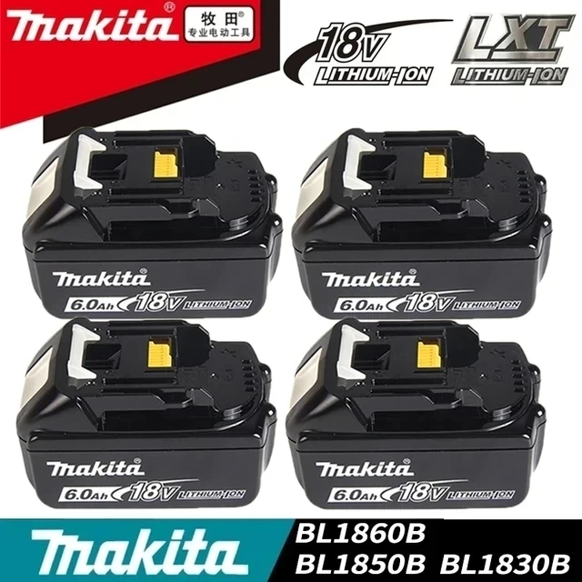 

Origina 18V Makita Power Tools Replacement Accessories BL1860 BL1850 BL1830B BL1815 Li-ion Rechargeable batteries Pack charger