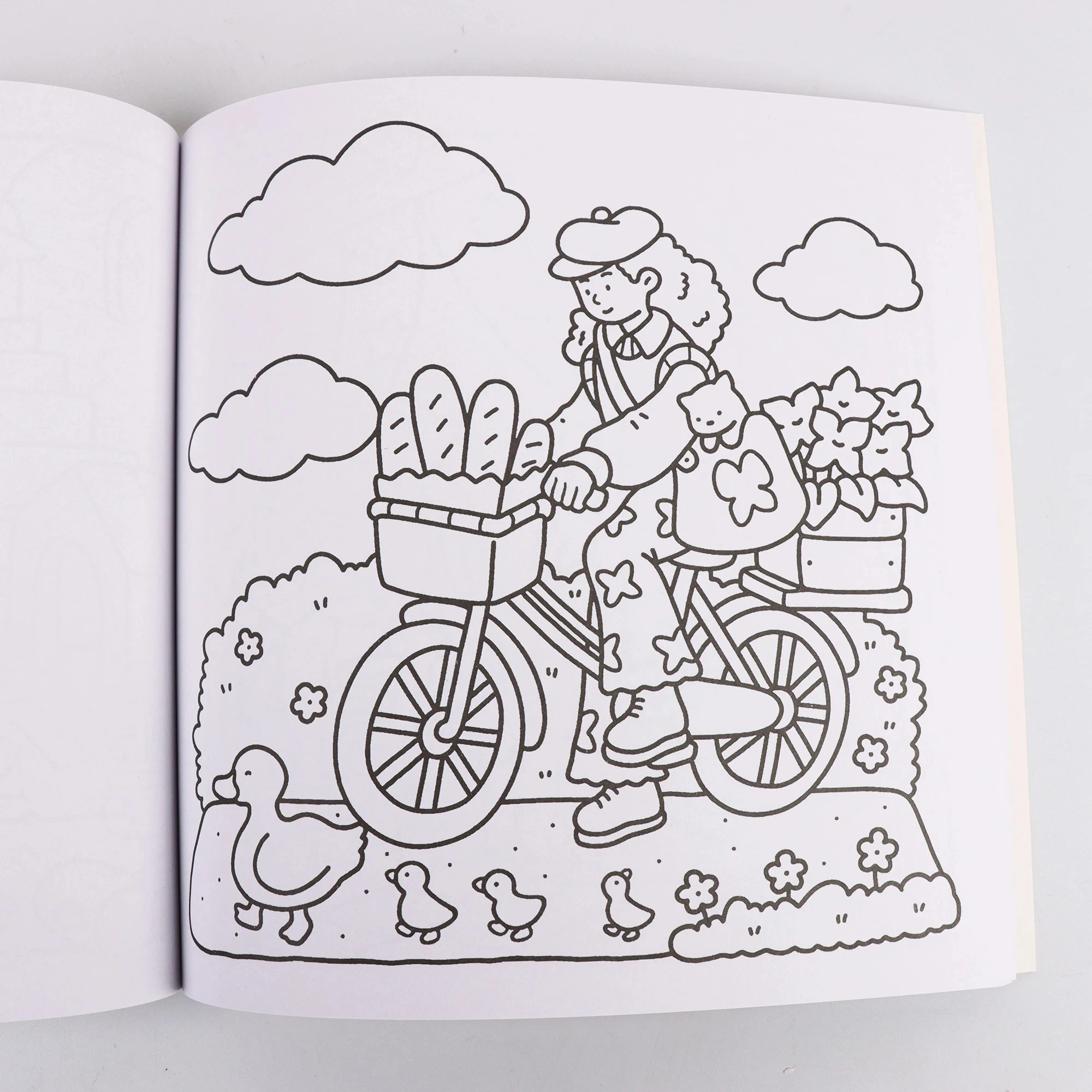 Cozy Atmosphere Relaxing Coloring Book for Adults and Teens Bold Easy-to-follow Patterns and Girl Moments 4