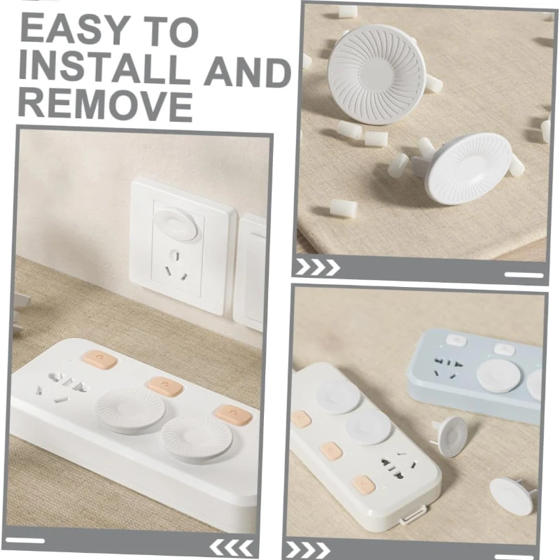 20Pcs Baby Socket Protective Covers V0 Flame Retardant Grade Suitable for Home School Child Safety Socket Covers Baby Protection