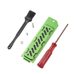 Enhanced Heat Dissipation Metal Cooling Dust Cover with Breathable Holes for M.2 SSD Extension Slot (Green)