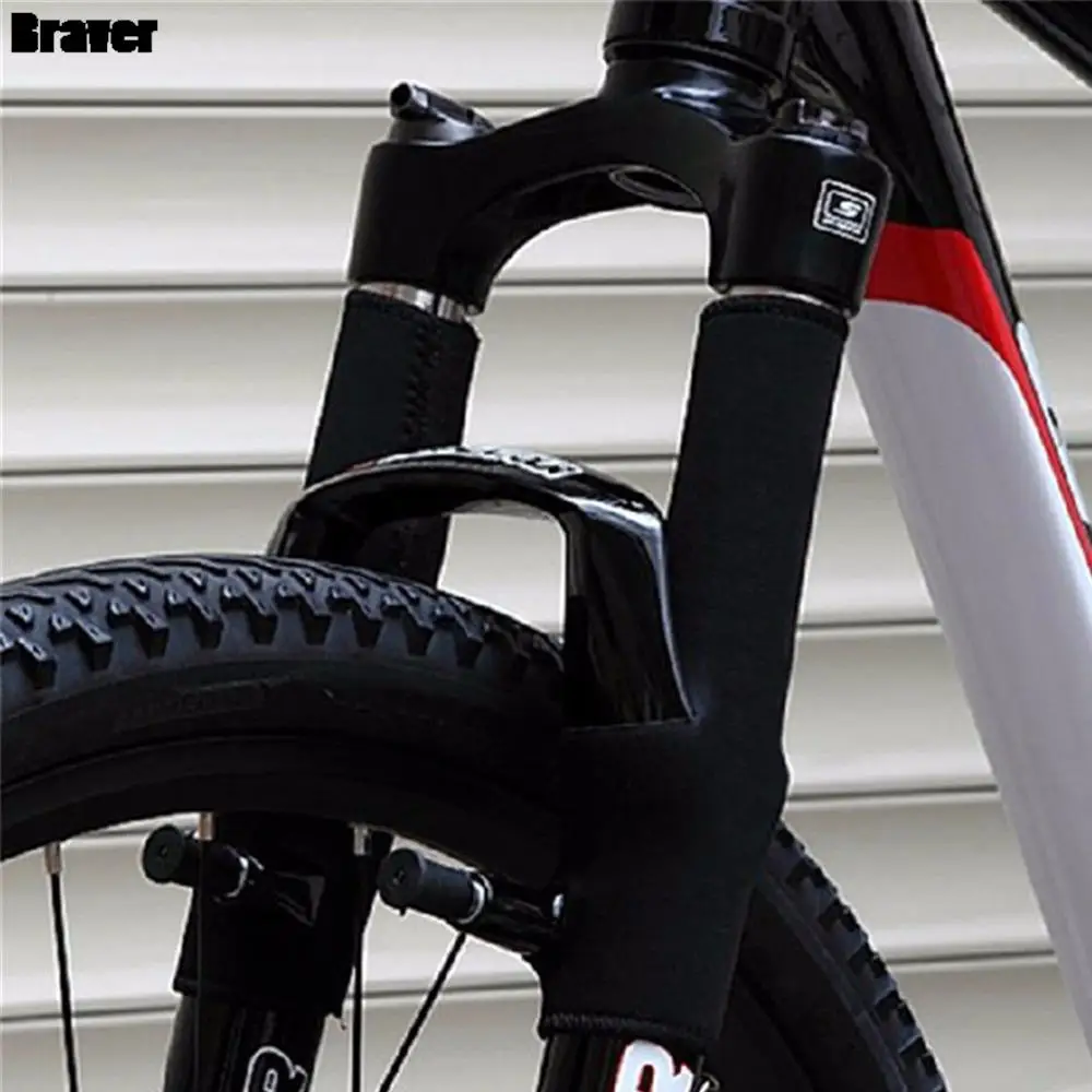 

1 Pair Bicycle Frame Chain Protector Cycling MTB Bike Front Fork Protective Pad Guard Wrap Cover Set Bicycle Accessories