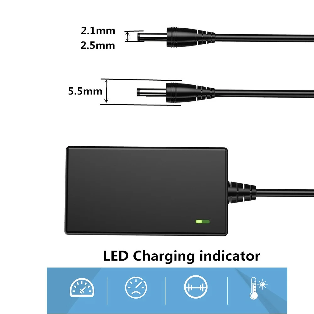 16.8V 2A 21V 1A 12.6V 1.5A 8.4V 2A 18650 Lithium Battery Charger DC 5.5MM*2.1MM 110-220V Lithium Li-ion Battery Wall Charger charger adapter battery charger battery charger adapter