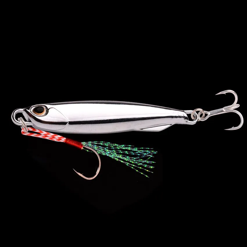 1pcs Japanese Metal Lure Bait  Strong Fish Induction 7g-30g 40g 3 Color Metal Fishing Lure Zinc Alloy Long Bait Bionic Fake Bait