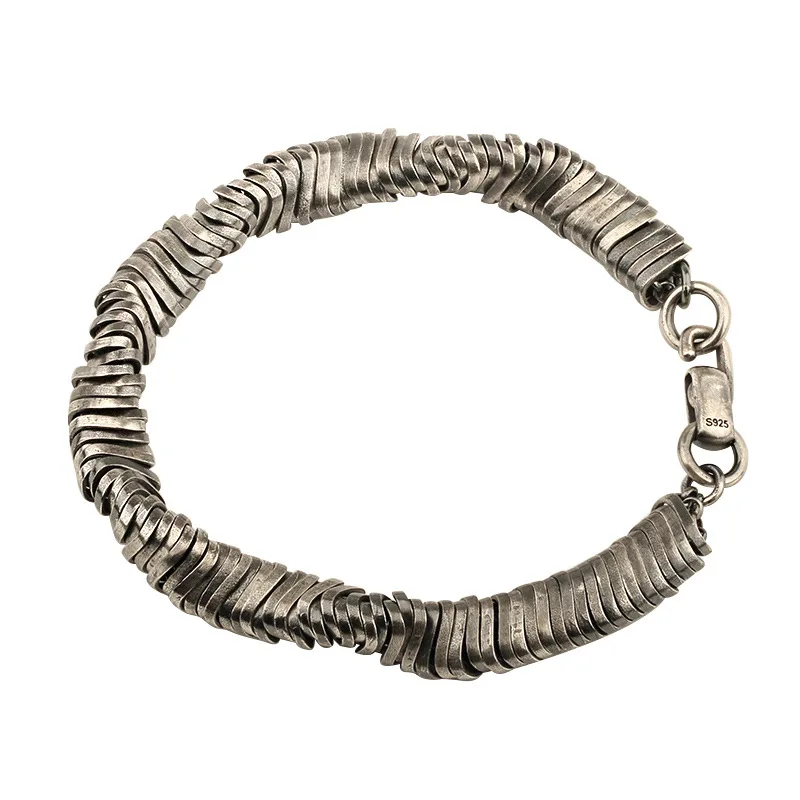 Vintage Bracelet Men Hip Hop Personality Niche Design Neutral Bracelet Banquet Jewelry Accessories Gift