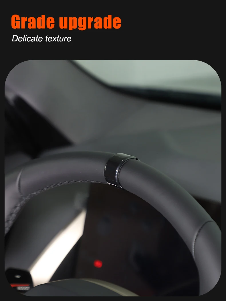 2x ABS Red Plastic Car Steering Wheel Positioning Label Decorative Cover Suitable for BMW 5 Series G60 2024-2025 X3 G45 2025