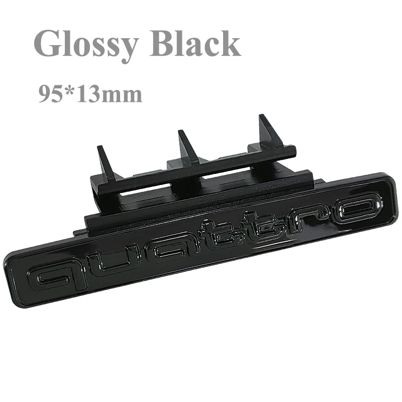 3d ABS Quattro Emblem Front Grill Abzeichen Audi Q5