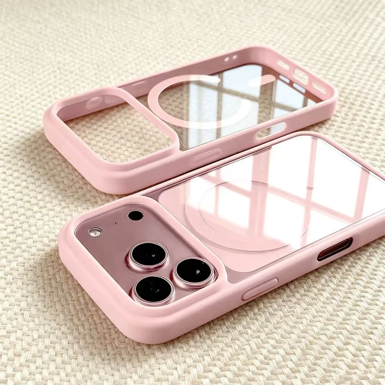 Sleek Magnetic Transparent Acrylic Phone Case