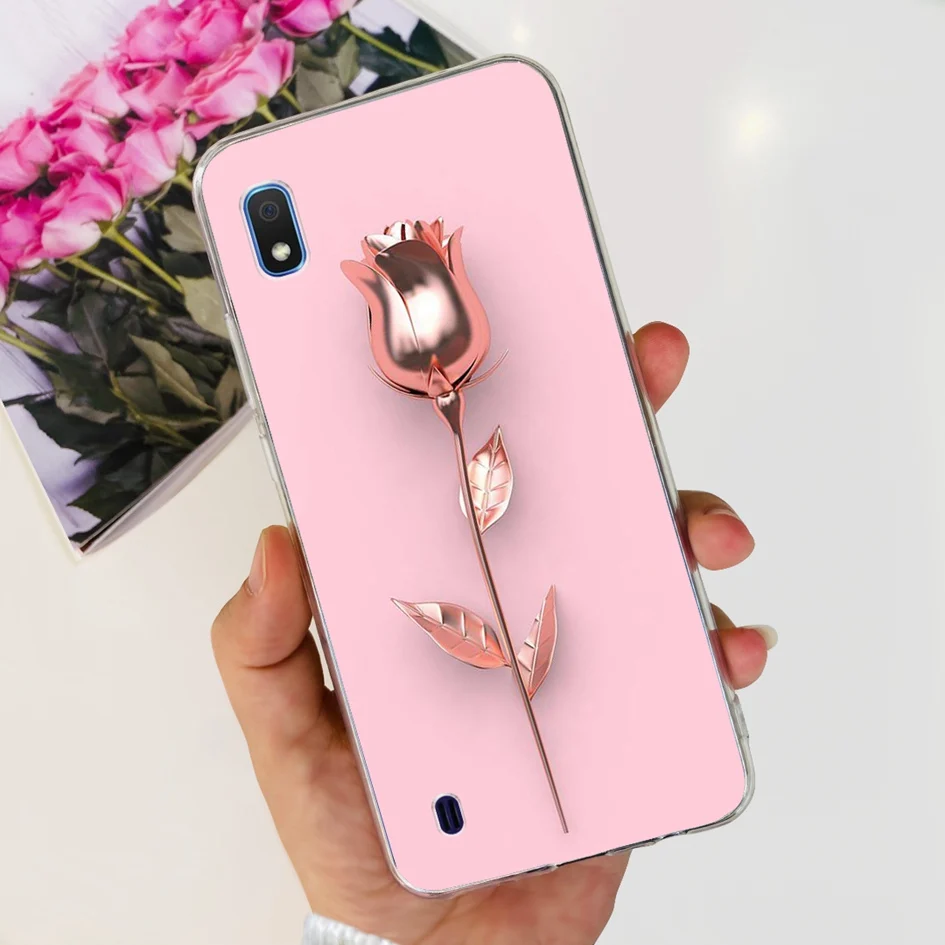 Floral Marble Soft Clear Silicone Bumper Case