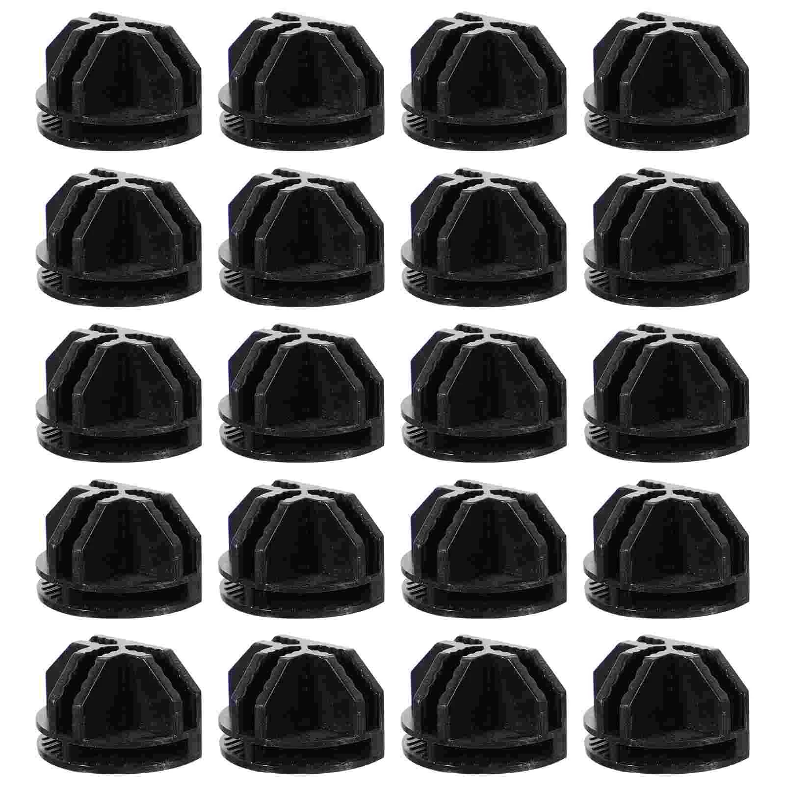 

20 Pcs Cube Storage Organizer Connectors Buckle Rack Clasp Harvester Wire Shelf