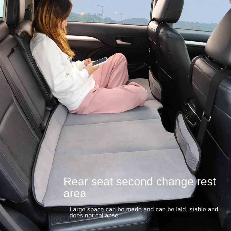 Car Folding Bed Portable Car Rear Mattress Rear Seat Bed Sleep Comfortable Mat Cushion Car SUV Simple Travel Bed Auto Mattress