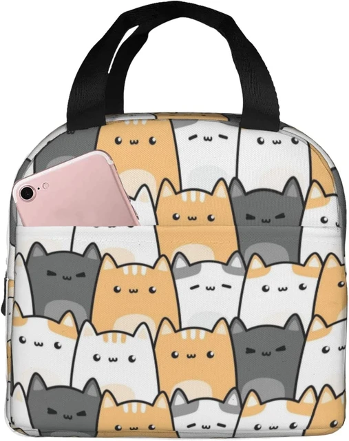 Cute Lunch Bags Kawaii Animal Lunch Box Insulated Lunch Bag for Women  Durable Reusable Tote Bag - AliExpress