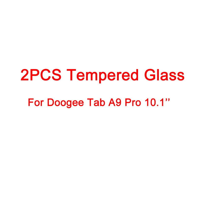 Premium 2-Pack Tempered Glass Screen Protectors for Tablets - Enhanced Durability & Clarity