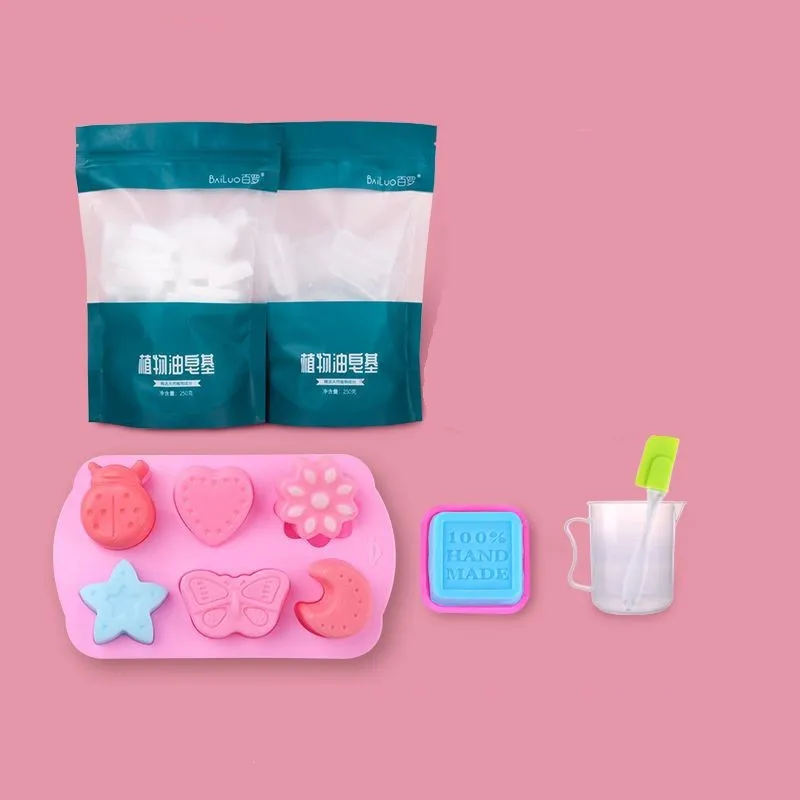 DIY Handmade Soap Material Pack Home Soap Mold Making Tool Soap Base Material Creative Multi-function Soap Making Tool Set LF317 4 DIY Handmade Soap Material Pack Home Soap Mold Making Tool Soap Base Material Creative Multi-function Soap Making Tool Set LF317 4