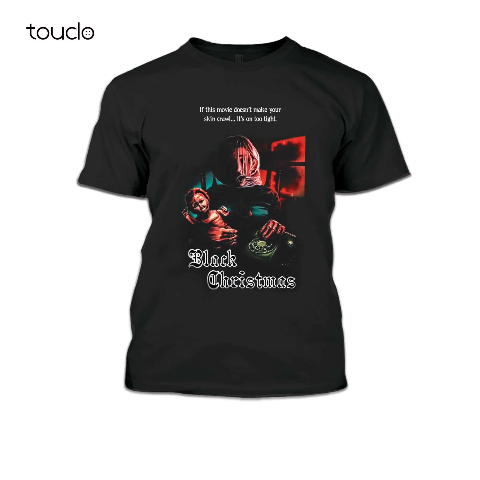

Black Christmas Horror Movie Christmas Tee Shirt - Full Size [D] Custom Aldult Teen Unisex Digital Printing Fashion Funny