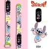 Disney Stitch Digital Kids' Watches Anime Figures LED Luminous Watch Touch Waterproof Electronic Sports Watch Kids Birthday Gift 1