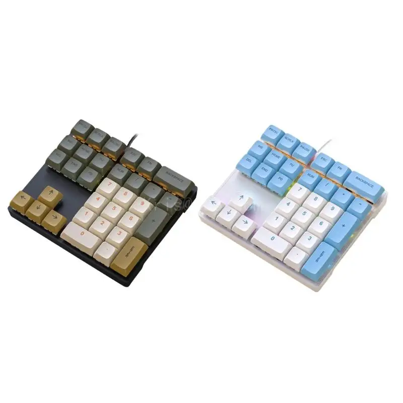 

Проводная цифровая клавиатура, 33-клавишная проводная USB-цифровая клавиатура, внешняя цифровая клавиатура, портативный