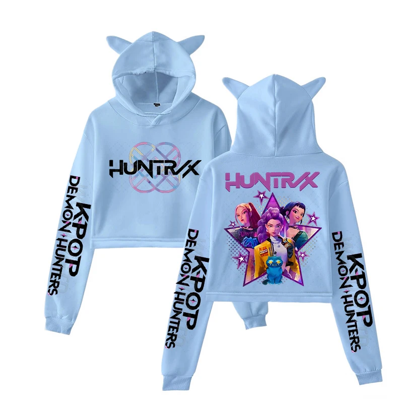 Kpop Demon Hunters Hoodie Sweatshirt Langarm Mädchen Frauen 5 thumbnail image