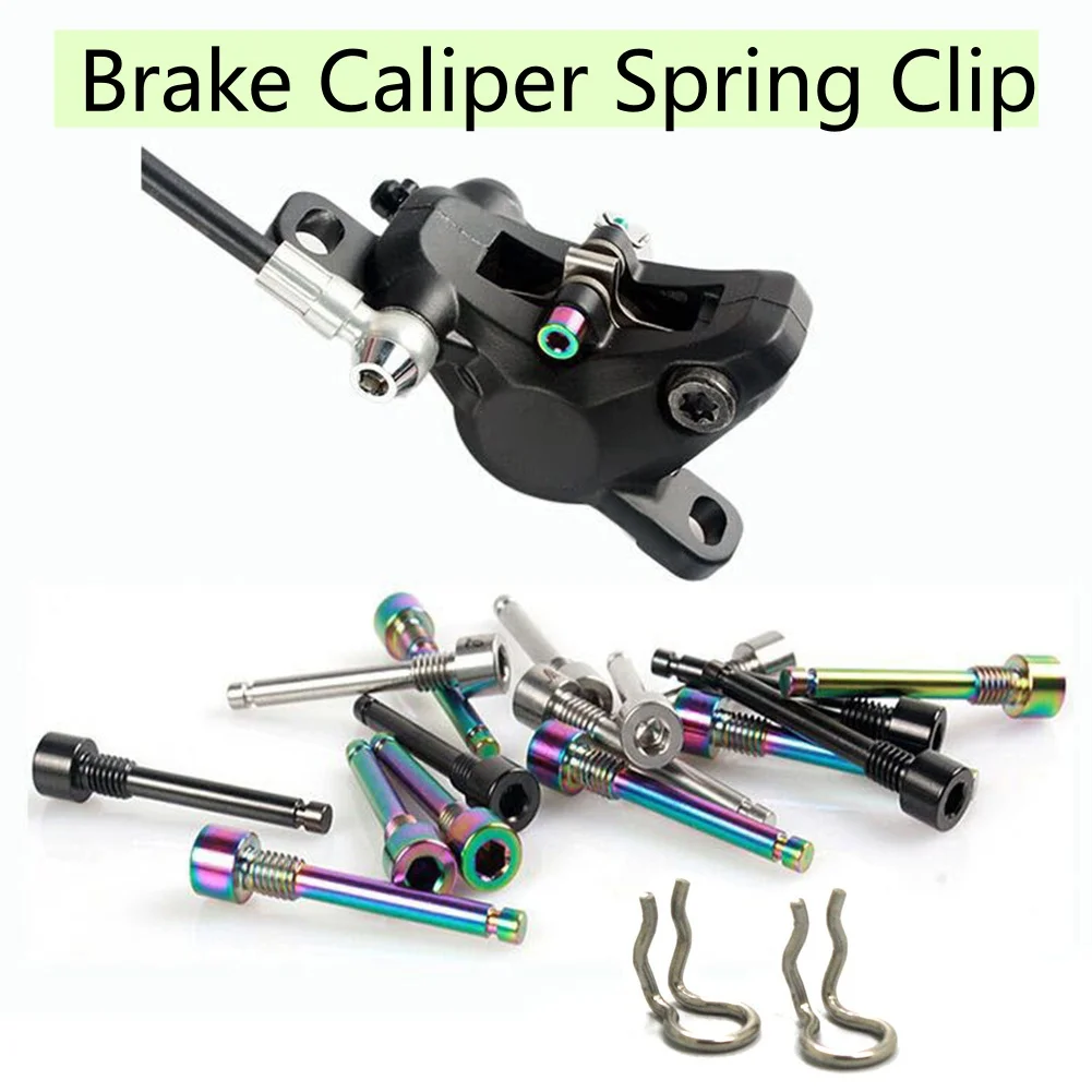 For-Shimano Bike Brake Bolt 2Pcs Titanium Alloy Disc Brake Caliper