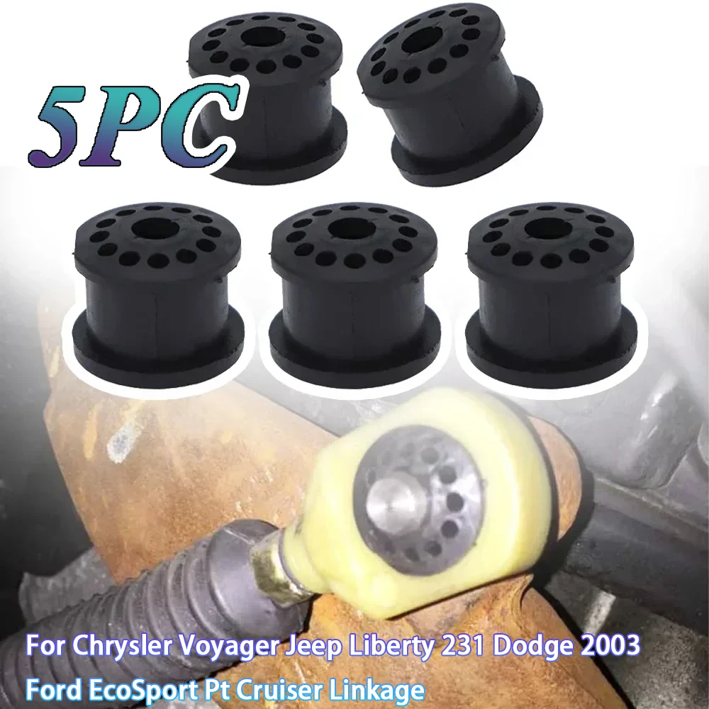 5PC for Chrysler Voyager Jeep Liberty 231 Dodge Ne&oacute;n 2003 Ford Eco Sport Pt Cruiser Linkage MT Gearbox Shift Lever Cable Bushing