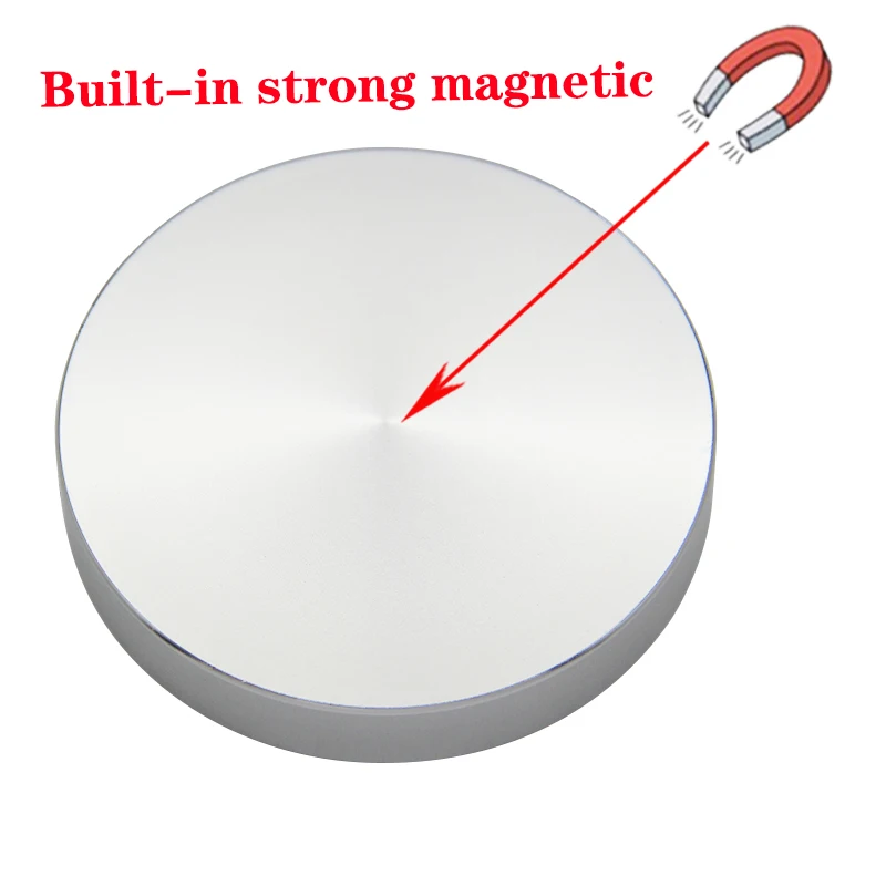 magnetic spirit levelmetal horizontal bubble high precision level bubble round levelmagnetic spirit 60*10mm