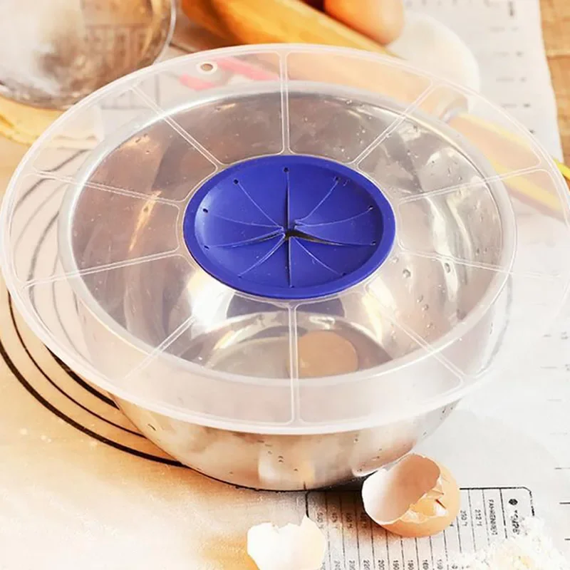 Creative Egg Bowl Whisks Screen Cover Baking Splash Guard Bowl Lids Kitchen Cooking Tools Kitchen Accessories Egg Cooker Whisk