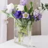 Book Vase for Flowers Nordic Style Clear Acrylic Book Design Vase Transparent Aesthetic Flower Vase Office Home Room Decorations 4