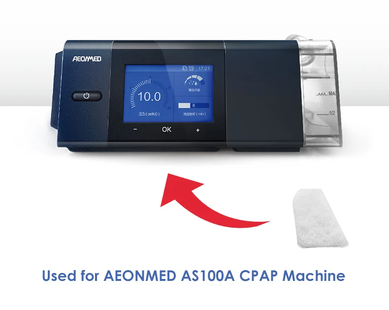 AEONMED Filters Air Sponge For AS100A CPAP/AutoCPAP/BiPAP Machine Aseptic Independent Packaging 12 Pieces Safe