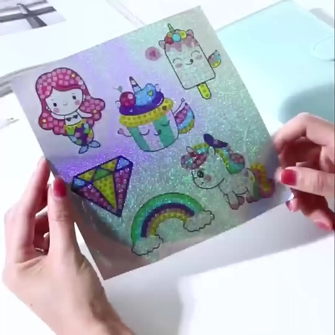 Высококачественные алмазные картины Набор наклеек DIY наклейки искусство ПВХ