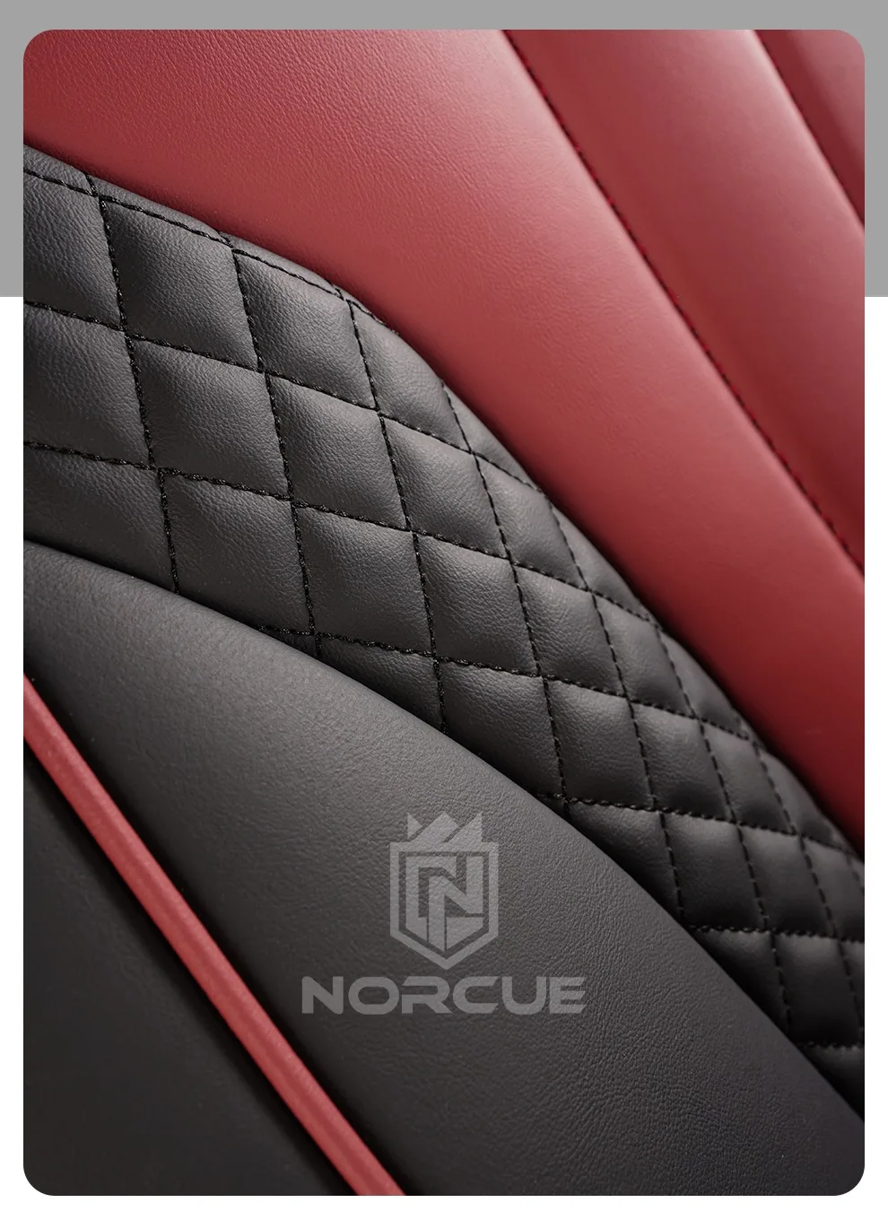 Переднє сидіння автомобіля з детальною строчкою