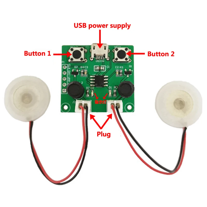 Mini humidificateur USB 5V 2W à Double pulvérisation, Kits de