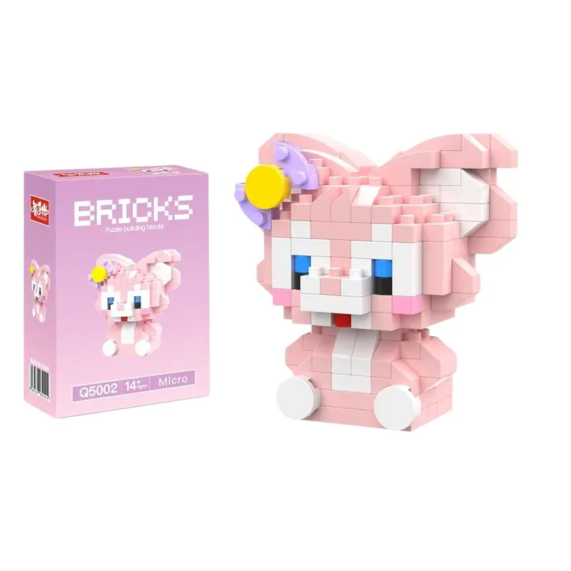 Disney 214 style Winnie LinaBell StellaLou Building Blocks Princess Cartoon Figrues Bricks Children's Assembly Toys Model Gift - Image 57