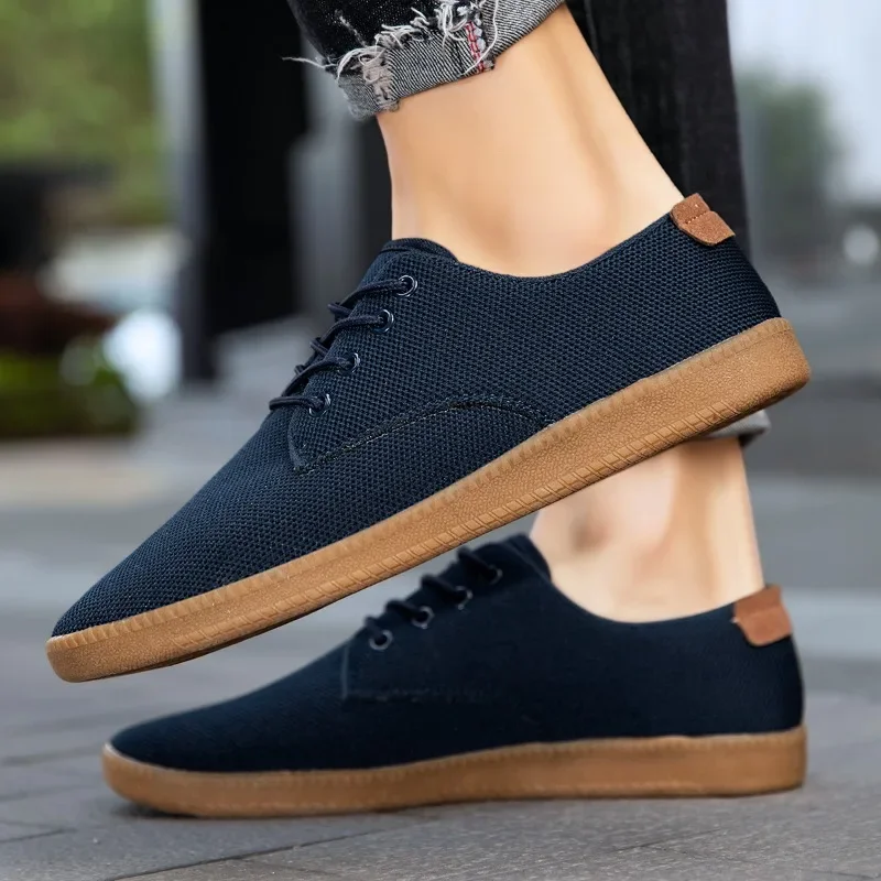 Men Canvas Shoe Casual Sneaker for MenLight Slip-on Vulcanized Comfortable Male Flats Loafers Shoes Trainers Zapatos Hombre 3