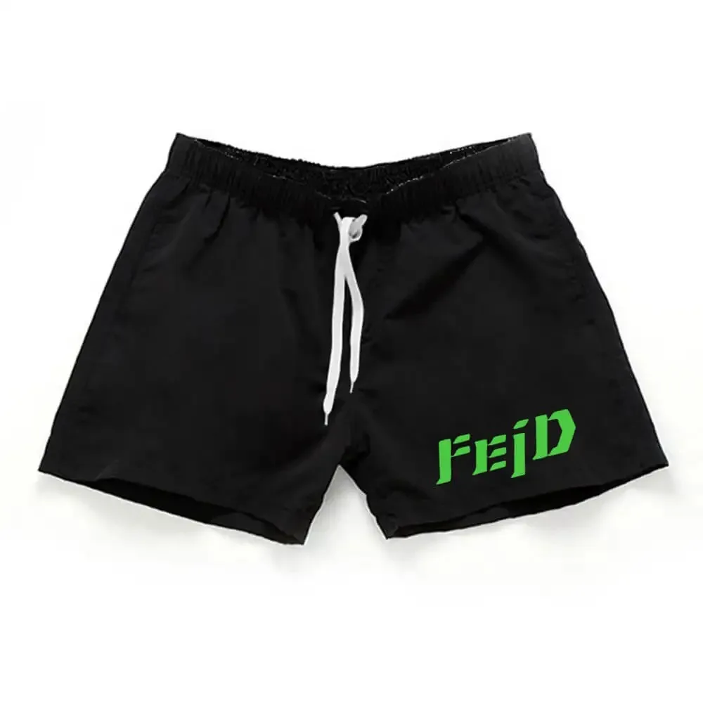 Rapper Ferxxo Shorts for Men Oversize Casual Running Short Pants Feid Merch Three Cents Trousers Quick Dry Beach Board Shorts 2