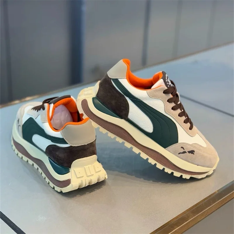 حذاء كاجوال أحذية رياضية رجالية الشارع أحذية منصة...